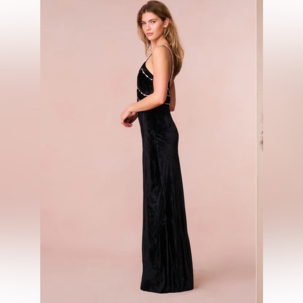 LoveShackFancy Corrino Velvet Dress NWT - Picture 3 of 16